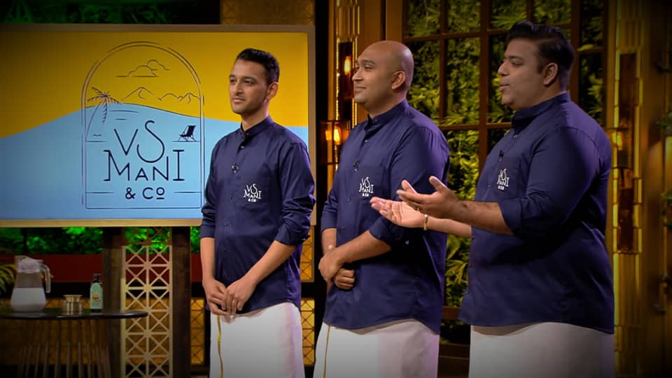 VS Mani with GD Prasad on Shark Tank India