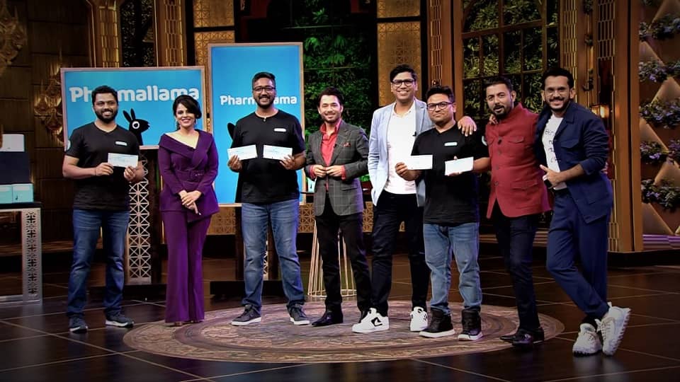 Pharmallama Medicine pack on Shark Tank India