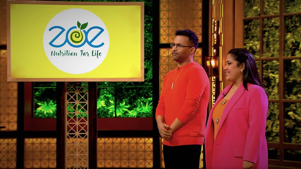 Zoe Nutrition Detox on Shark Tank India