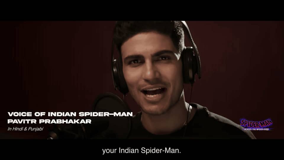 vocie of indian spider-man pavitr prabhakar