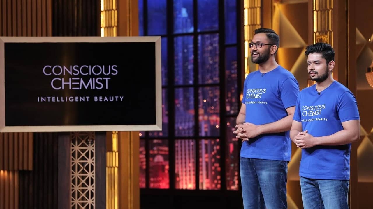 Conscious Chemist on Shark Tank India with Robin Gupta and Prakher Mathur