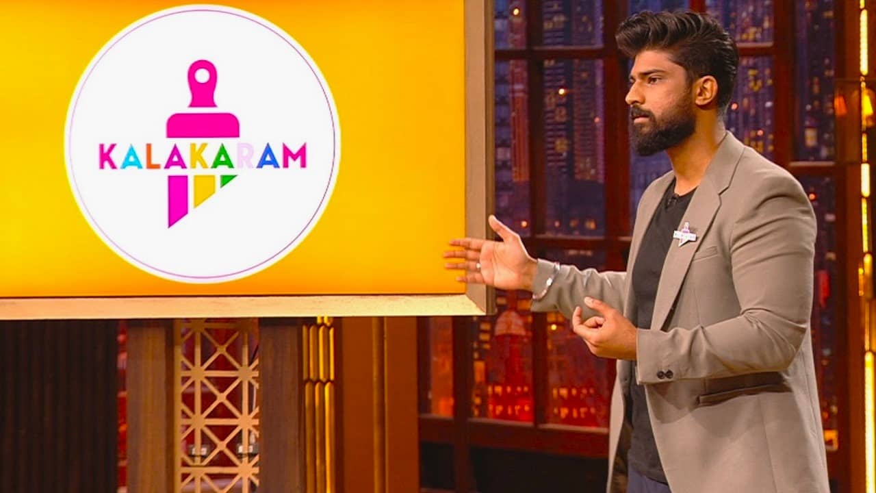Kalakaram on Shark Tank India with Chaitanya Mittal