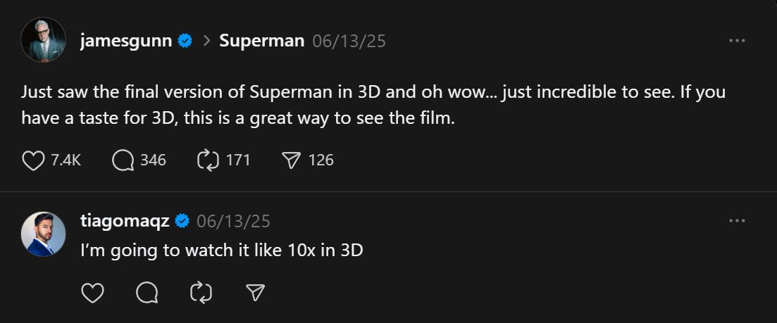 James Gunn on Superman 3D