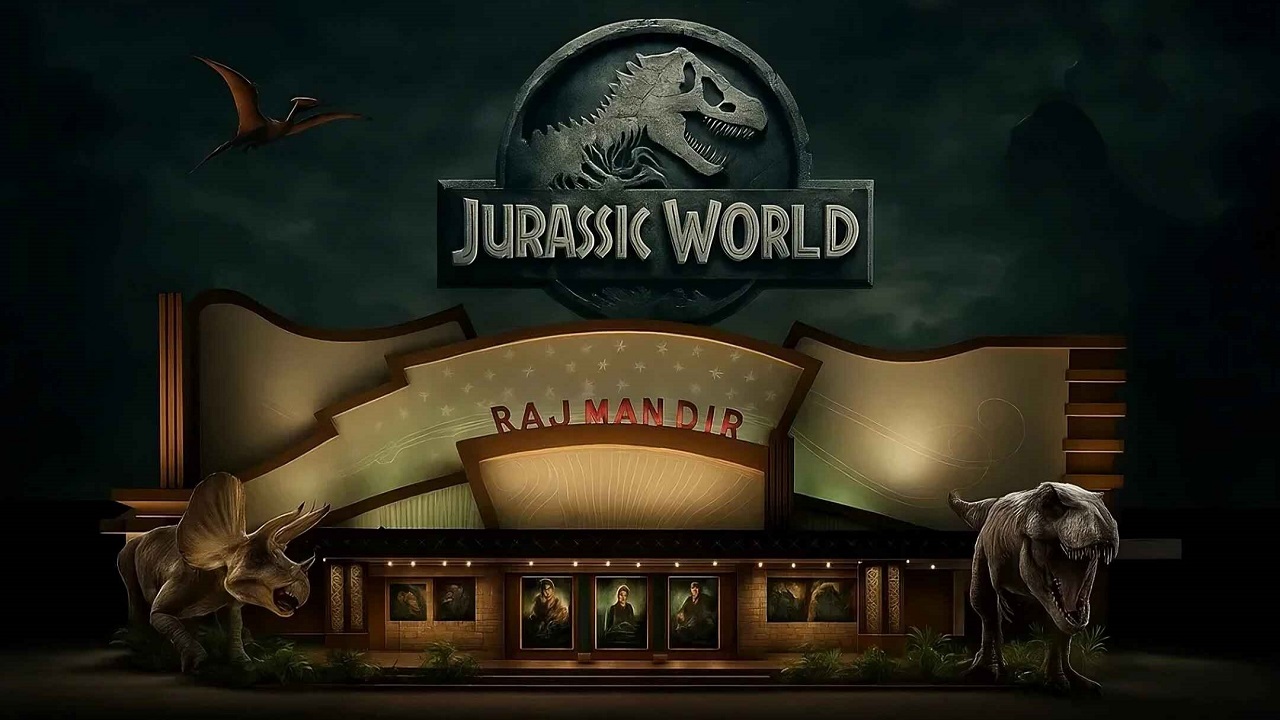 Affiche Jurassic World Rebirth Shanghai Premiere - 30 X 40 Cm, Papier Brillant 200 G/m², Livrée Roulée