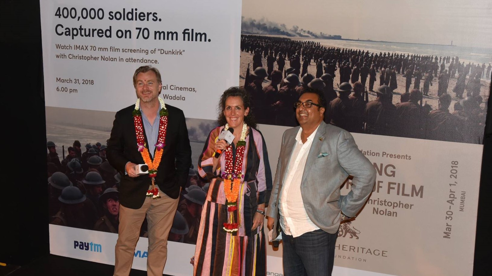 Christopher Nolan in India 2018
