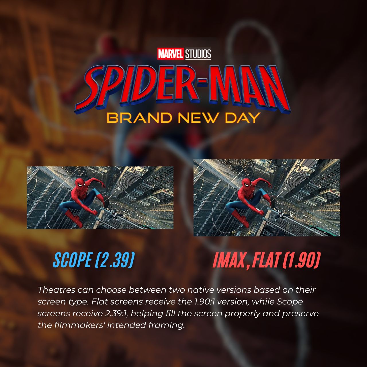 Spider-Man Brand New Day Aspect Ratios
