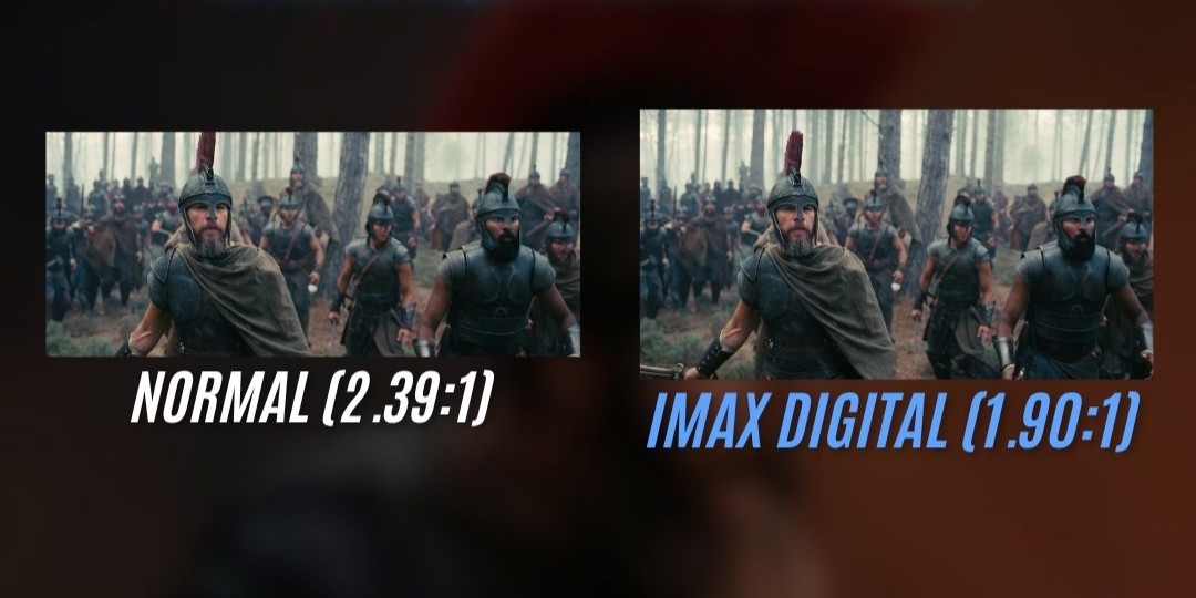 Normal vs IMAX Aspect Ratio Different for The Odyssey